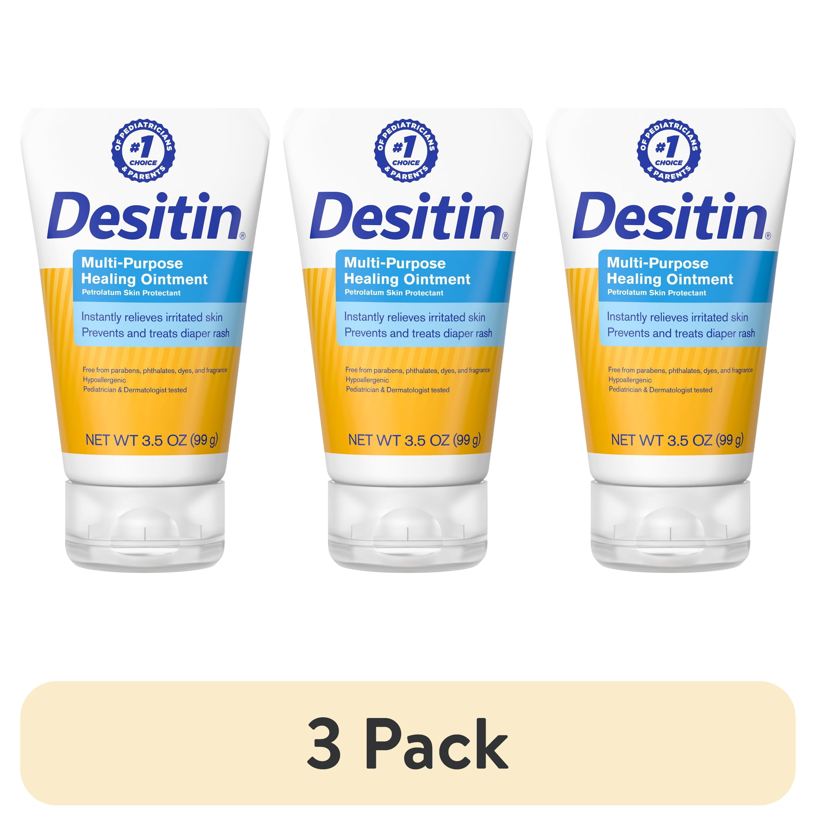 (3 pack) Desitin Multipurpose Healing Ointment for Diaper Rash Relief, 3.5 oz