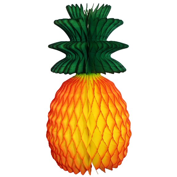 3-pack Devra Party 13 Inch Honeycomb Tissue Paper Pineapple Decoration