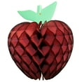 thumbnail image 1 of 3-pack Devra Party 7 Inch Honeycomb Tissue Paper Apple Decoration, Maroon, 1 of 1