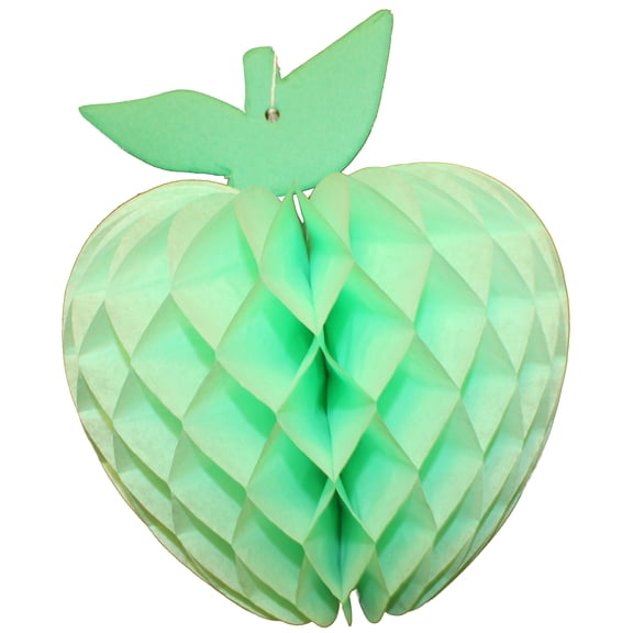 3-pack Devra Party 7 Inch Honeycomb Tissue Paper Apple Decoration, Mint