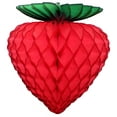 thumbnail image 1 of 3-pack Devra Party 8 Inch Honeycomb Tissue Paper Strawberry Decoration, 1 of 1