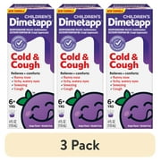 (3 pack) Dimetapp Childrens Cold & Cough, 4oz