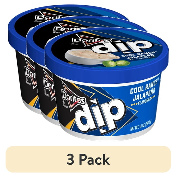 Doritos (3 pack) Doritos Cool Ranch Flavored Jalapeno Dip, 10 oz Jar — product image