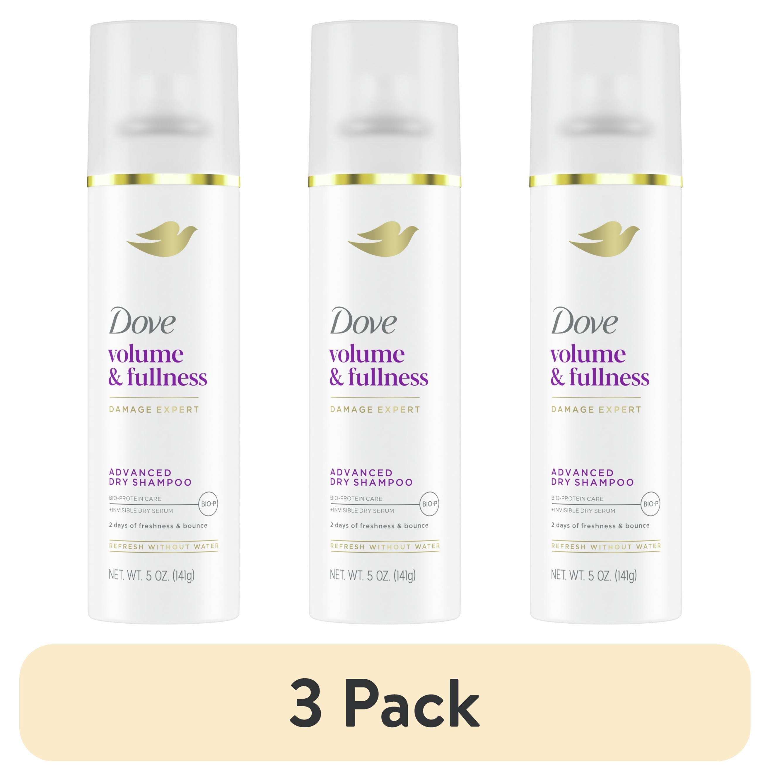 (3 pack) Dove Advanced Volume and Fullness Dry Shampoo, 5 oz