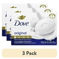 thumbnail image 1 of (3 pack) Dove Beauty Bar Soap for Women Original with 1/4 Moisturizing Cream All Skin, 2.6 oz, 1 of 12