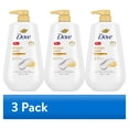 thumbnail interactive-video image 1 of (3 pack) Dove Dryness Relief Long Lasting Gentle Women's Body Wash, Jojoba Oil All Skin, 30.6 fl oz, 1 of 16