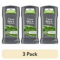thumbnail interactive-video image 1 of (3 pack) Dove Men+Care Men's Antiperspirant Deodorant Stick With 72-hour Sweat & Odor Protection Extra Fresh With 1/4 Moisturizing Cream & Long-lasting Citrus Scent , 2.6 oz, 1 of 12