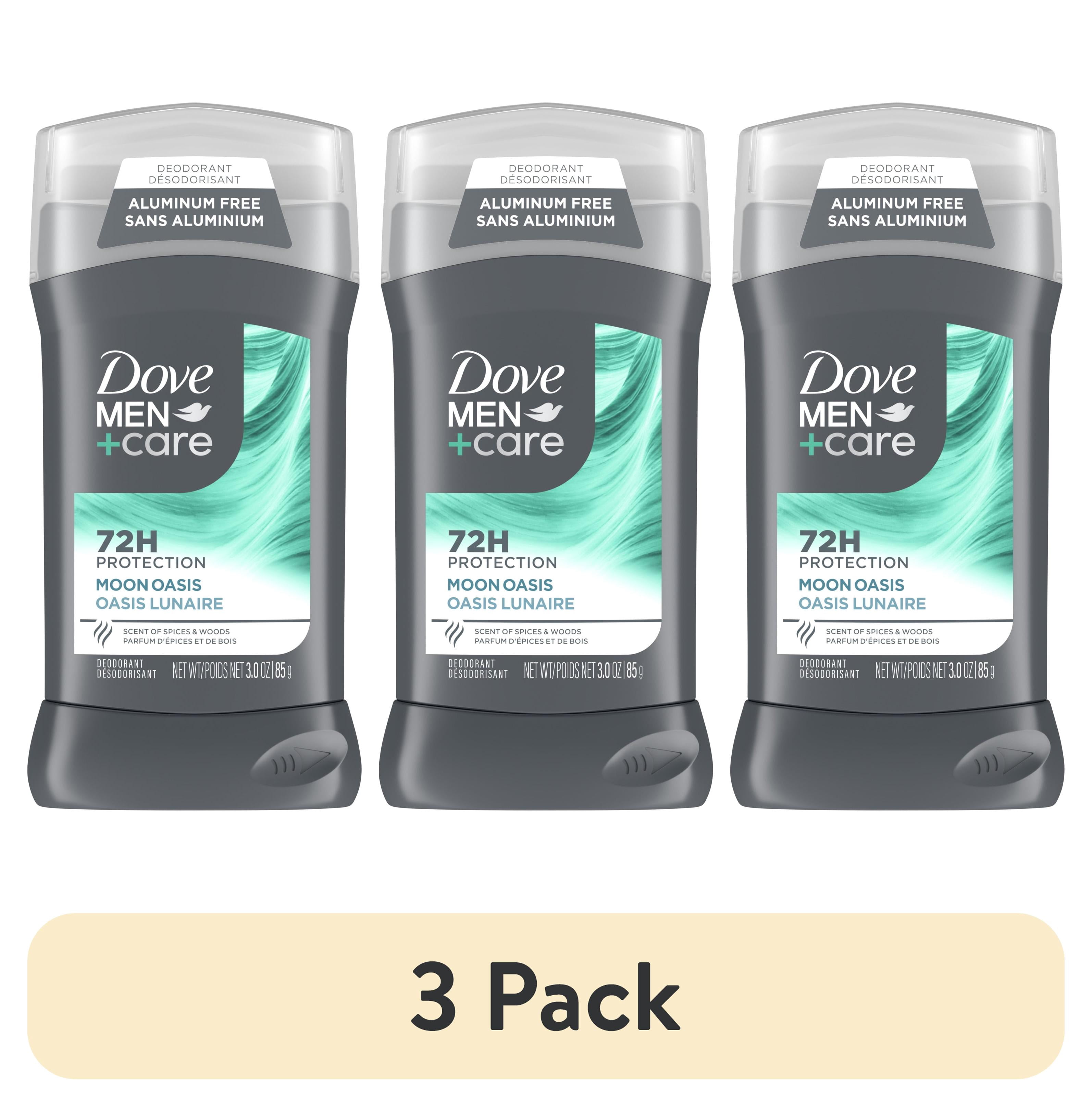 (3 pack) Dove Men+Care Deodorant for Men Moon Oasis Aluminum-Free, 3.oz