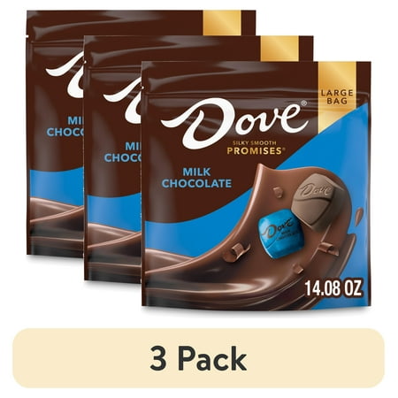 (3 pack) Dove Promises Milk Chocolate Candy - 14.08 oz Bag