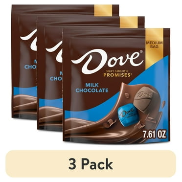 (3 pack) Dove Promises Milk Chocolate Candy - 7.61 oz Candy Bag