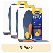 3 pack Dr. Scholls Heavy Duty Insoles Mens Foot Arch Support, 1 Pair