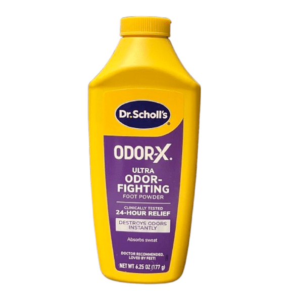 (3 pack) Dr. Scholl's Odor-x Ultra Odor Fighting Powder, (6.25oz) Destroys Odors All-Day Protection