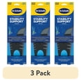 thumbnail interactive-video image 1 of (3 pack) Dr. Scholl's Stability Support Insoles Flat feet & Overpronation, Low Arch Support, Men 8-14, 1 Pair, 1 of 12