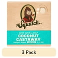 thumbnail interactive-video image 1 of (3 pack) Dr. Squatch Men's Soap, Natural Bar Soap for Men, Coconut Castaway, 5 oz, 1 of 12