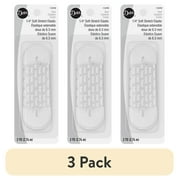 (3 pack) Dritz 1/4" Sewing & Crafting Soft Stretch Elastic White 3 Yards