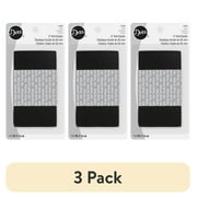 (3 pack) Dritz 2" Sewing & Crafting Knit Elastic Black 1.25 Yards