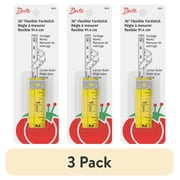 (3 pack) Dritz 5/8" x 36" Flexible Yardstick, Pink and White
