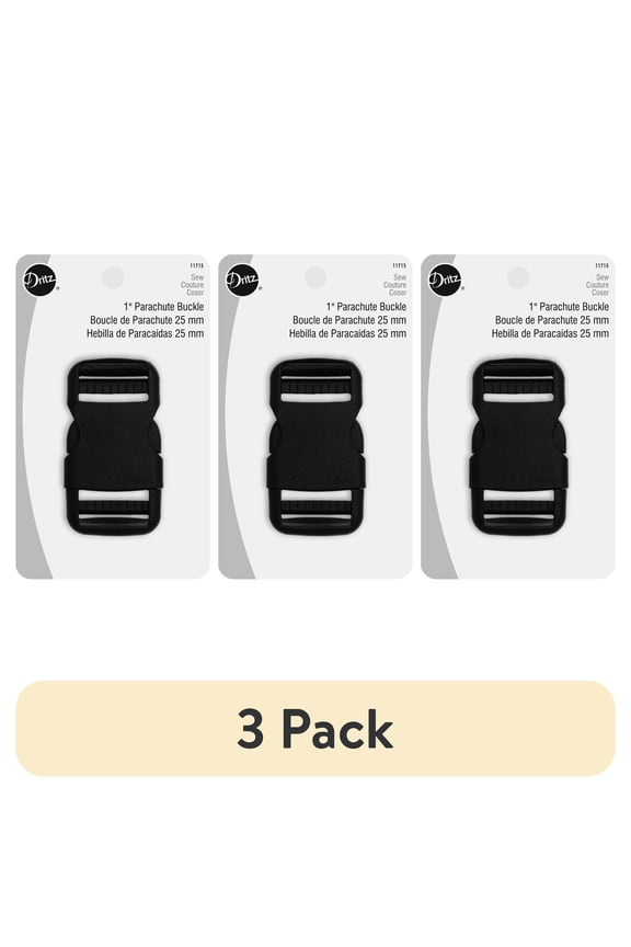 (3 pack) Dritz Parachute Buckle