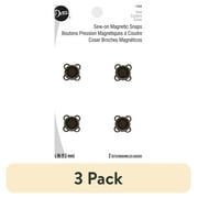 (3 pack) Dritz Sew-On Magnetic Snaps, 2 Count