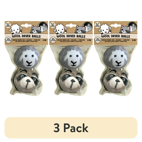 (3 pack) Dryer Balls 2pk in Reusable Bag