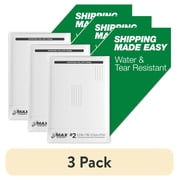 (3 pack) Duck Max Strength Self-Sealing Poly Bubble Mailer #2, 8.5" x 11", Solid White