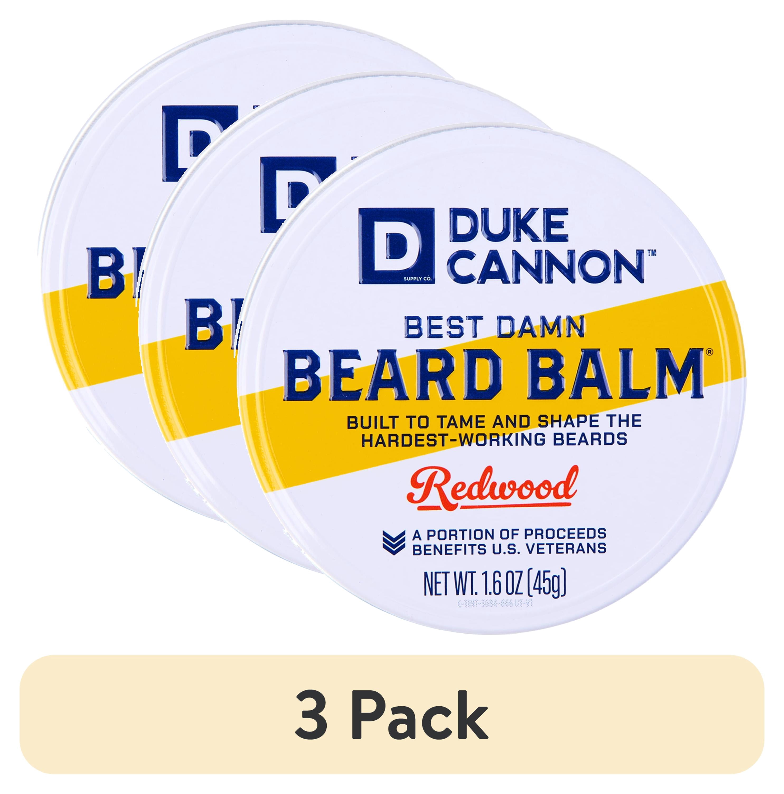 (3 pack) Duke Cannon Supply Co. Best Damn Beard Balm 1.6 oz