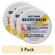 (3 pack) Duke Cannon Supply Co. Best Damn Beard Balm 1.6 oz