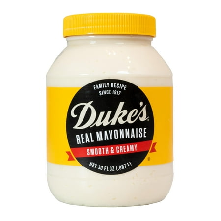(3 pack) Duke's® Real Mayonnaise, 30 oz Jar, Smooth & Creamy Mayo