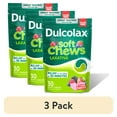 thumbnail interactive-video image 1 of (3 pack) Dulcolax Saline Laxative Soft Chews, Fast-Acting Laxative, Gentle Constipation Relief, Mixed Berry Flavor, Magnesium Hydroxide 1200 mg, 30 Count, Occasional Constipation., 1 of 19