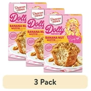 (3 pack) Duncan Hines Dolly Parton's Banana Nut Flavored Muffin & Bread Mix, 19.05 oz.