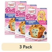 (3 pack) Duncan Hines Dolly Parton's Blueberry Flavored Muffin & Bread Mix, 17.83 oz.