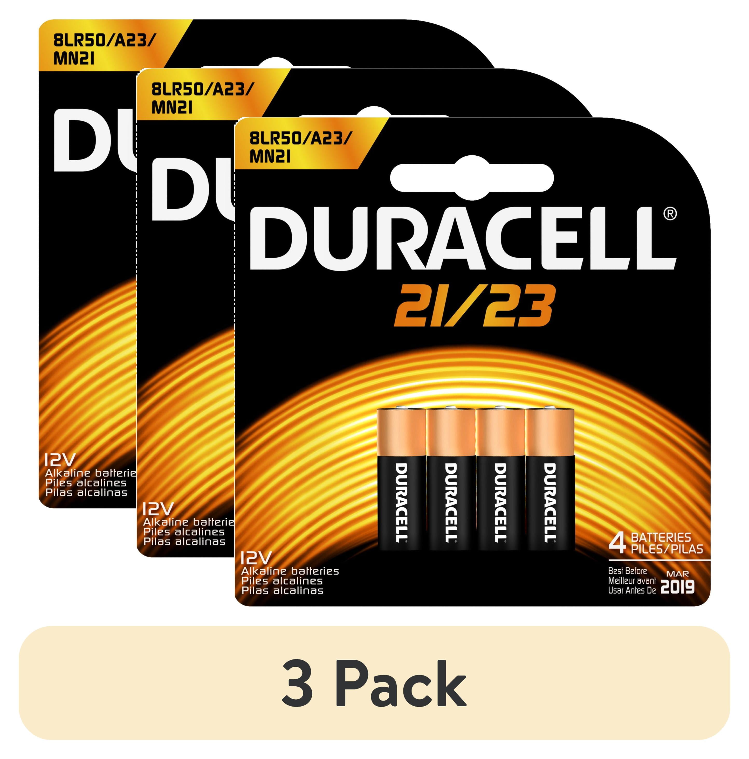 Duracell Lot De 2 Piles Alcalines Spéciales MN21 12 V (A23 / 23A / V23GA / LRV08 / 8LR932) Conçues Pour Une Utilisation Dans Les Télécommandes, Sonnettes Sans Fil Et Systèmes De Sécurité