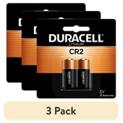(3 pack) Duracell CR2 High Performance 3V Lithium Battery, 2 Pack, Long-Lasting