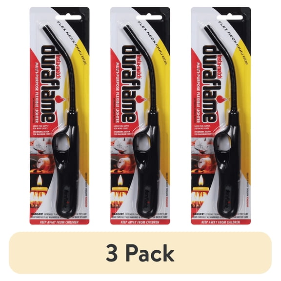 (3 pack) Duraflame Flexible Neck 11.5 Inch Multi-Purpose Utility Lighter