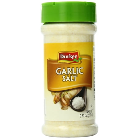 (3 pack) Durkee Garlic Salt, 9.5000-Ounce (Pack of 4)