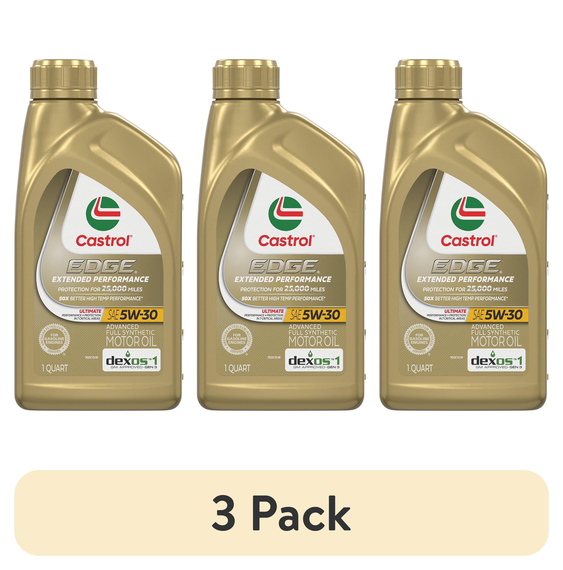 (3 pack) EDGE Extended Perf 5W-30, 1 Quart