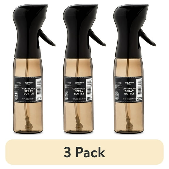 (3 pack) Equate Continuous Spray Bottle for Beauty, 10 fl oz