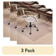 thumbnail image 1 of (3 pack) ES Robbins EverLife 36 x 48 Chair Mat for Low Pile Carpet, Rectangular with Lip, 1 of 7
