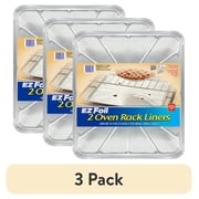 3 pack 3 pack EZ Foil Disposable Oven Liner Trays, 18.25 x 15.75 in., 2 Count