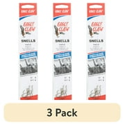 (3 pack) Eagle Claw 147H-6 Snelled Kahle Hook, Bronze, Size 6, 6 Pack