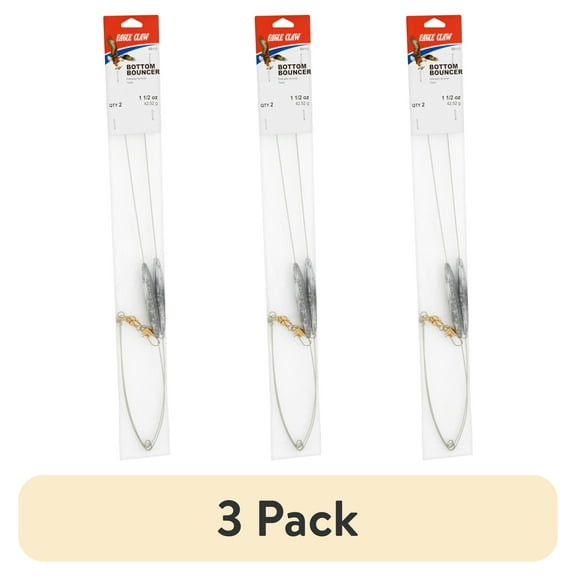 (3 pack) Eagle Claw 3/4 oz Bottom Bouncer, Fishing Weight