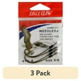 thumbnail interactive-video image 1 of (3 pack) Eagle Claw 449WAH-5/0 Weedless Baitholder Hook, Bronze, Size 5/0 Hook, 1 of 6