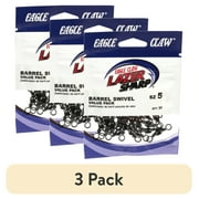 (3 pack) Eagle Claw Ball Bearing Swivel, Size 5