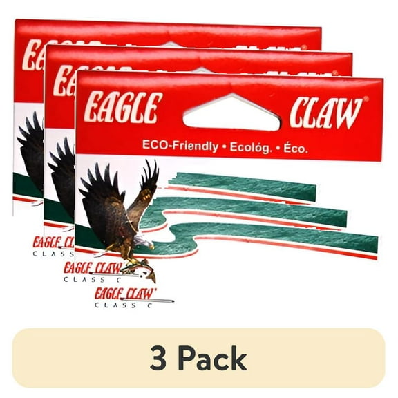 (3 pack) Eagle Claw Fishing,NLRS4 Tin Split Shot Weight, Size 4
