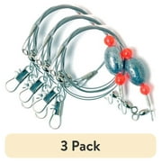 (3 pack) Eagle Claw Lazer Sharp 31" Redfish Rig with 1 oz. Egg Sinker, 2 Pack
