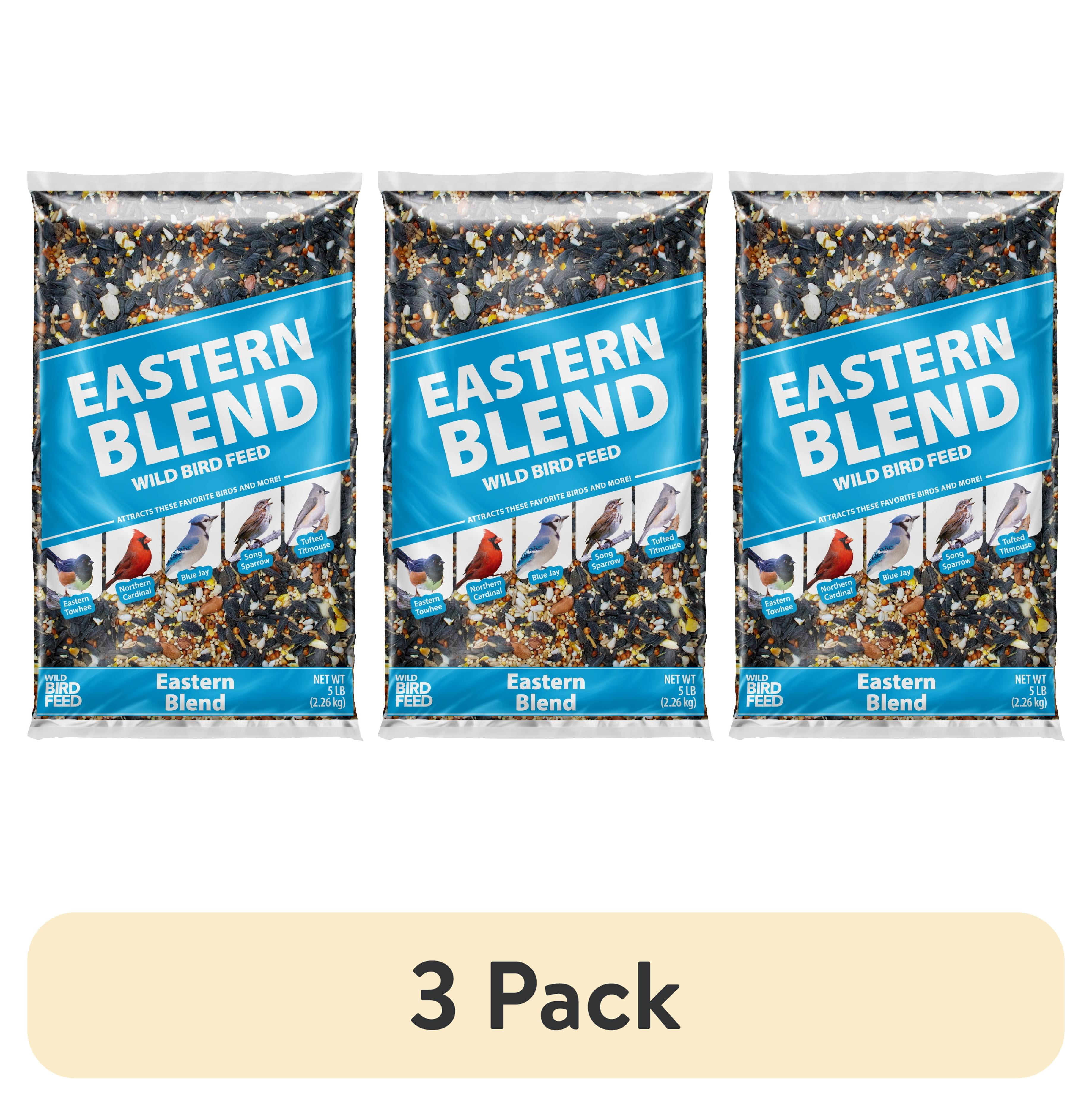 (3 pack) Eastern Regional Blend Wild Bird Food, Dry, 1 Count per Pack, 5 lb. Bag