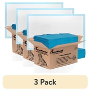 3 pack PetsWorld 300 Count Puppy Pads for Small Pets, 23 in x 36 in, Leak-Proof, Value Pack