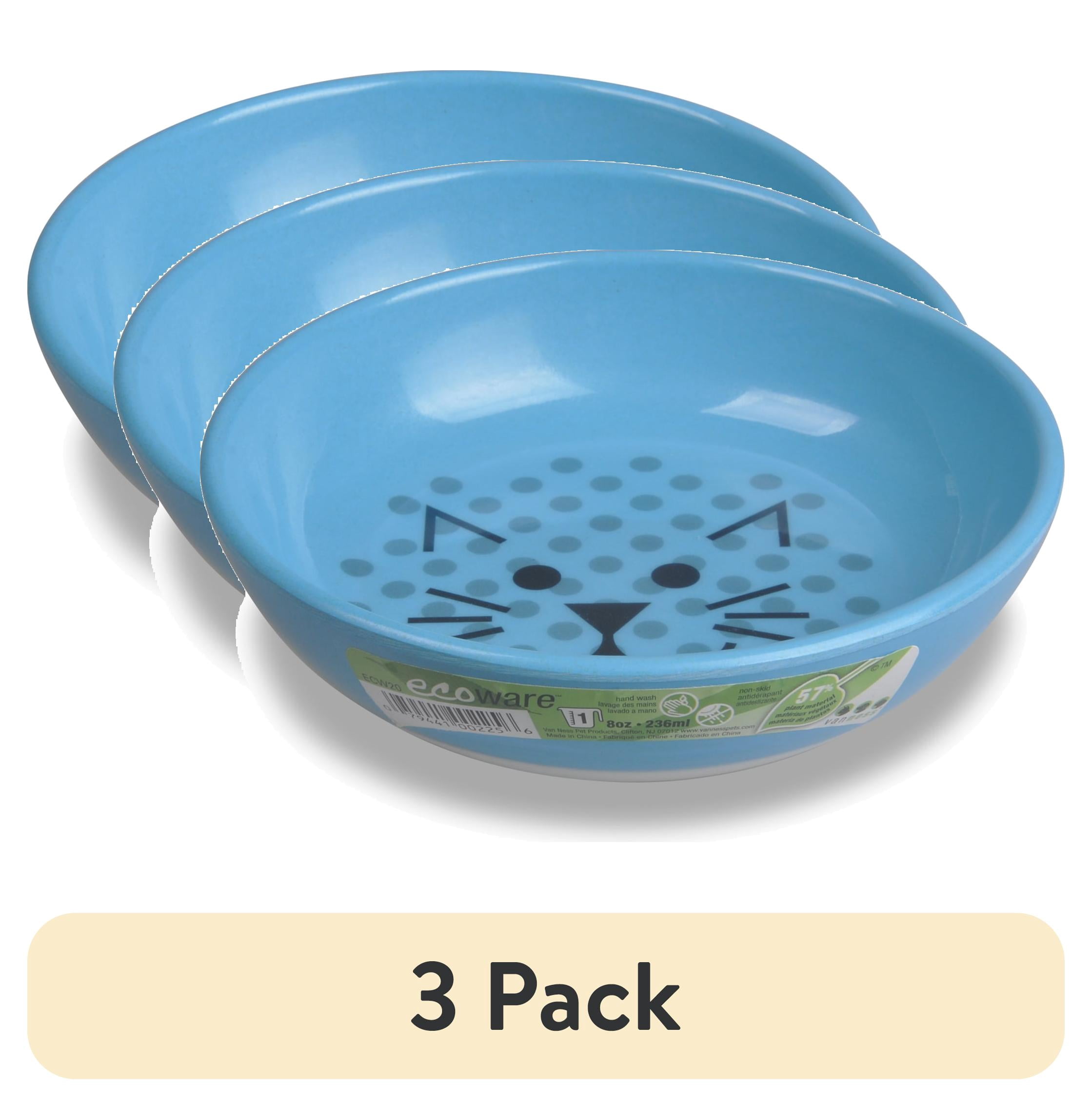 2 pack) Ecoware Non-Skid Pet Bowl - Walmart.com