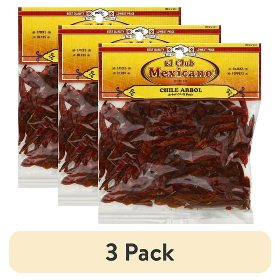 (3 pack) El Club Mexicano Chili Pods, 3 oz