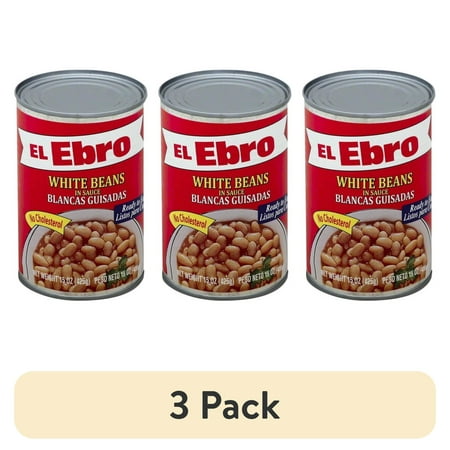 (3 pack) El Ebro White Beans Guisados 15oz